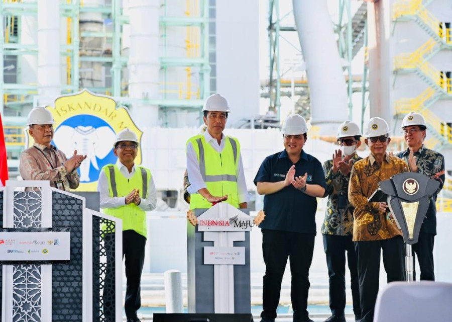 Resmikan Pabrik Pupuk NPK PT PIM, Jokowi Dorong Kapasitas Produksi