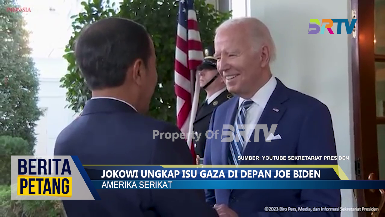 Jokowi Ungkap Isu Gaza di Depan Joe Biden : Stop Kekejaman di Gaza!