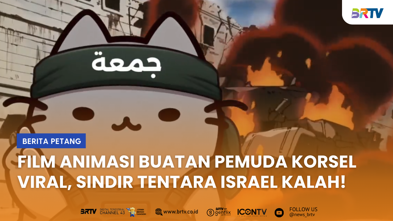 Keren! Pemuda Korsel Buat Animasi Taktik Militan Palestina