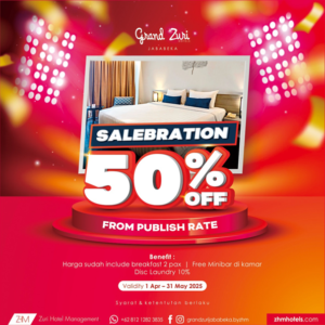 GRAND ZURI JABABEKA HADIRKAN PROMO SPESIAL “ SALEBRATION UP TO 50% From PUBLISHED RATE ”