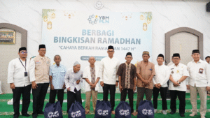 Cahaya Berkah Ramadhan 1447 H, YBM PLN UID Jakarta Raya Serahkan 500 Paket Sembako di Masjid Nurul Falah