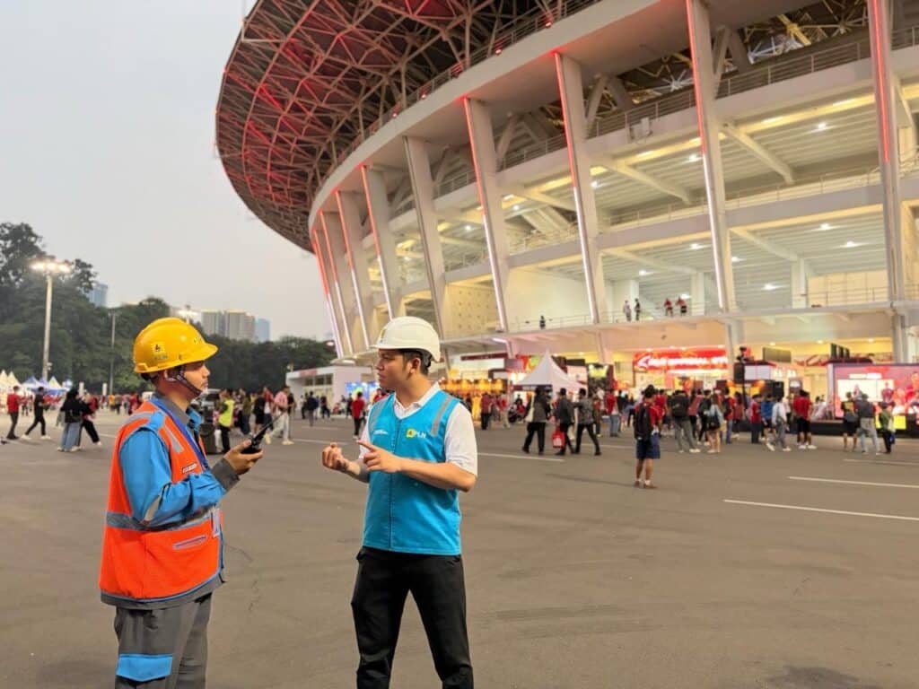 PLN Jaga Keandalan Listrik Saat Indonesia Tundukkan Mozambik di GBK