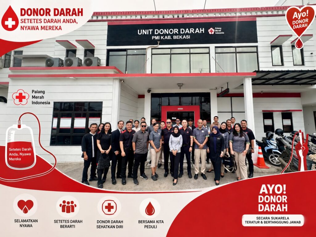 GRAND ZURI JABABEKA HOTEL BERPARTISIPASI DALAM KEGIATAN DONOR DARAH BERSAMA PMI CIBITUNG DALAM RANGKA “HARI DONOR DARAH SEDUNIA 2026”