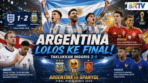 Argentina Lolos ke Final Piala Dunia 2026 Usai Taklukkan Inggris 2-1, Tantang Spanyol di Partai Puncak