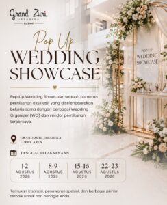 Grand Zuri Jababeka Hadirkan "Pop Up Wedding Showcase" Bersama Vendor Wedding Ternama