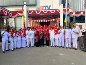 Upacara HUT Ke-81 RI di RS Annisa Cikarang, Momentum Perkuat Pengabdian di Bidang Kesehatan