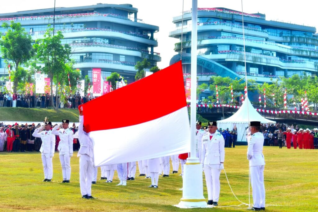 Merah Putih Berkibar di IKN, Upacara HUT ke-81 RI Berlangsung Khidmat