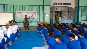 Penyuluhan Penerimaan Prajurit TNI Warnai Kegiatan TMMD ke-129 di Kabupaten Bekasi