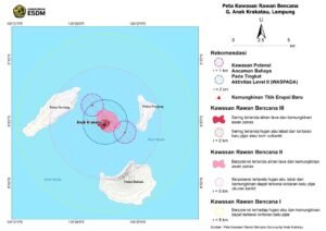 Daratan Baru Muncul Dekat Anak Krakatau, Benarkah Cucu Krakatau?