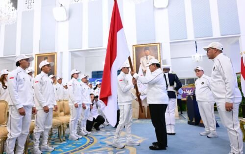 Prabowo Lepas Kontingen Indonesia ke Asian Games 2026, 432 Atlet Siap Bertanding