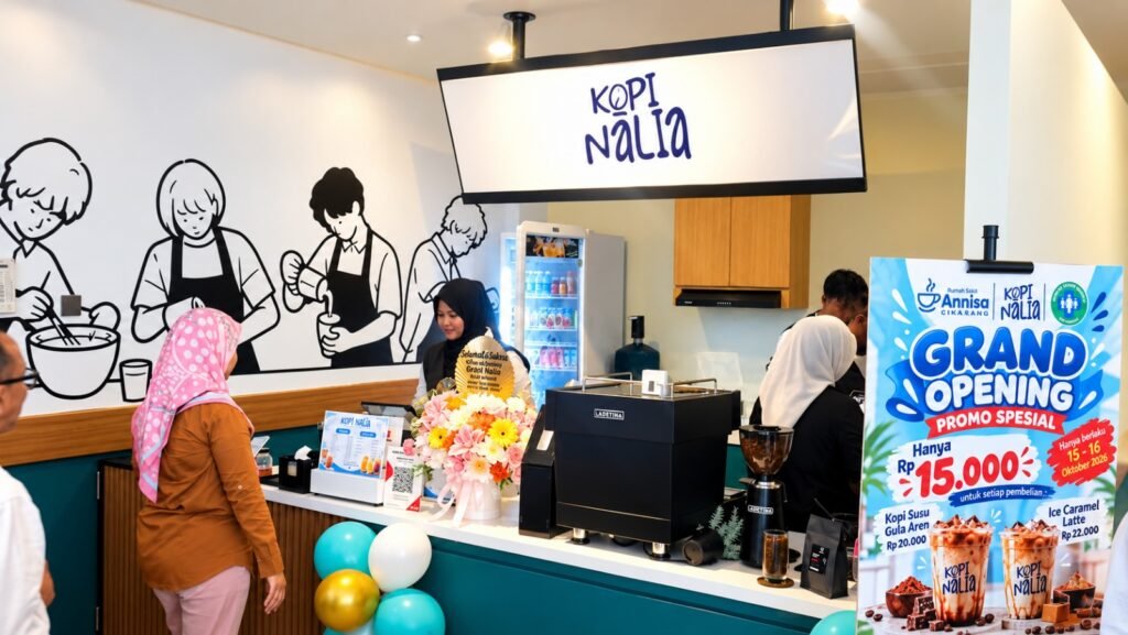 Bukan Sekadar Tempat Ngopi, Ini Konsep Kopi Nalia di RS Annisa Cikarang
