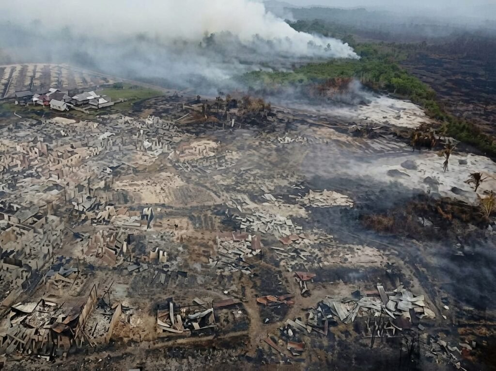 Kebakaran Lahan Gambut di Bangka Selatan, 305 Rumah Terbakar dan Ribuan Warga Terdampak