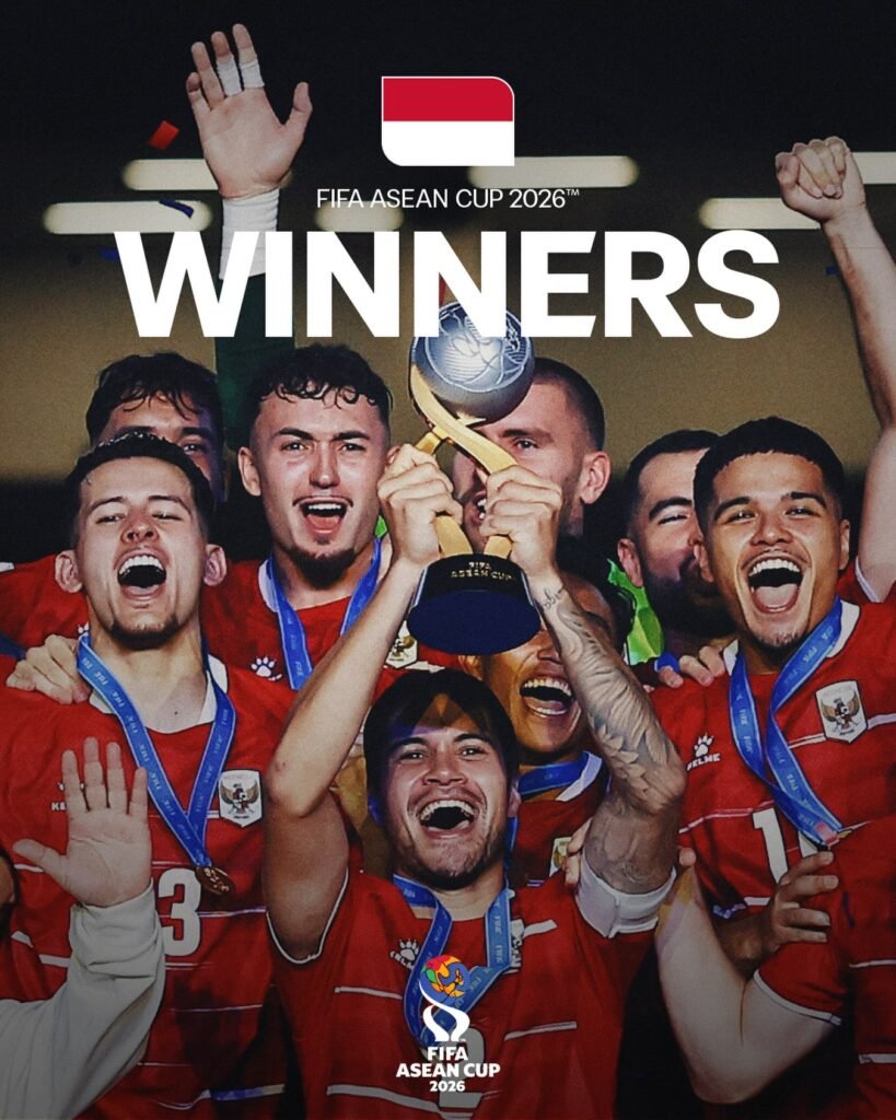 Ranking FIFA Indonesia Usai Juara FIFA ASEAN Cup 2026, Naik ke Posisi Berapa?