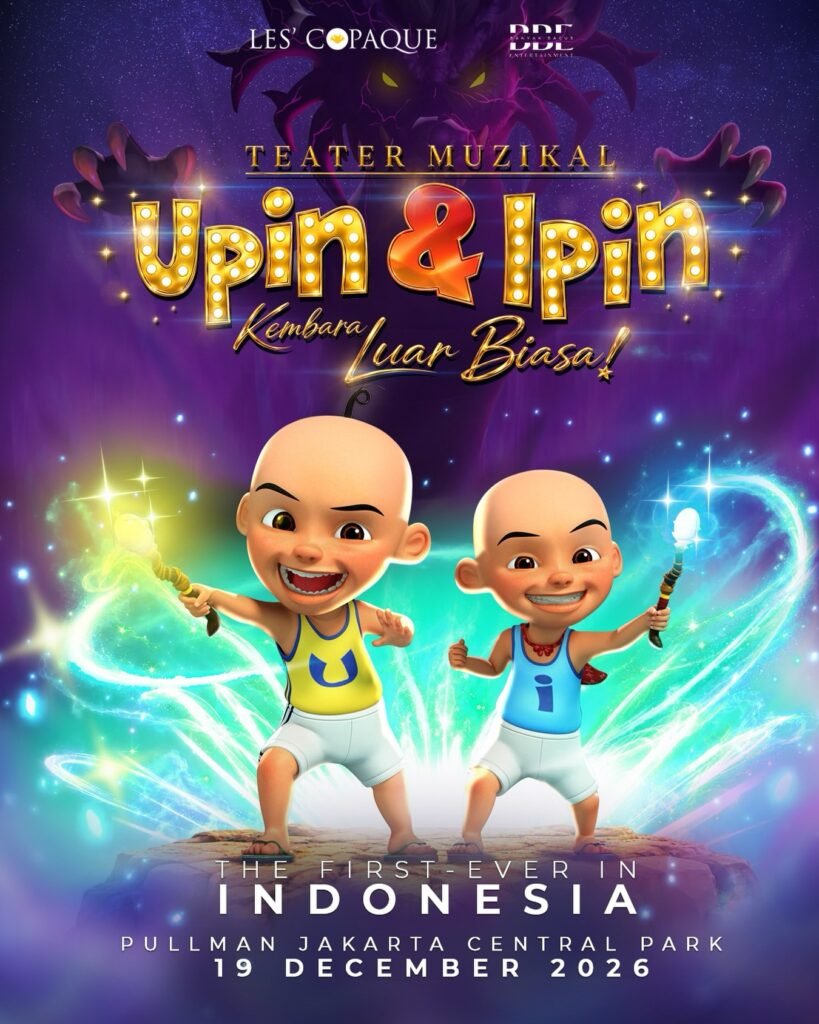 Teater Upin & Ipin di Jakarta: Tiket Mulai Rp225 Ribu, VIP Bisa Meet & Greet
